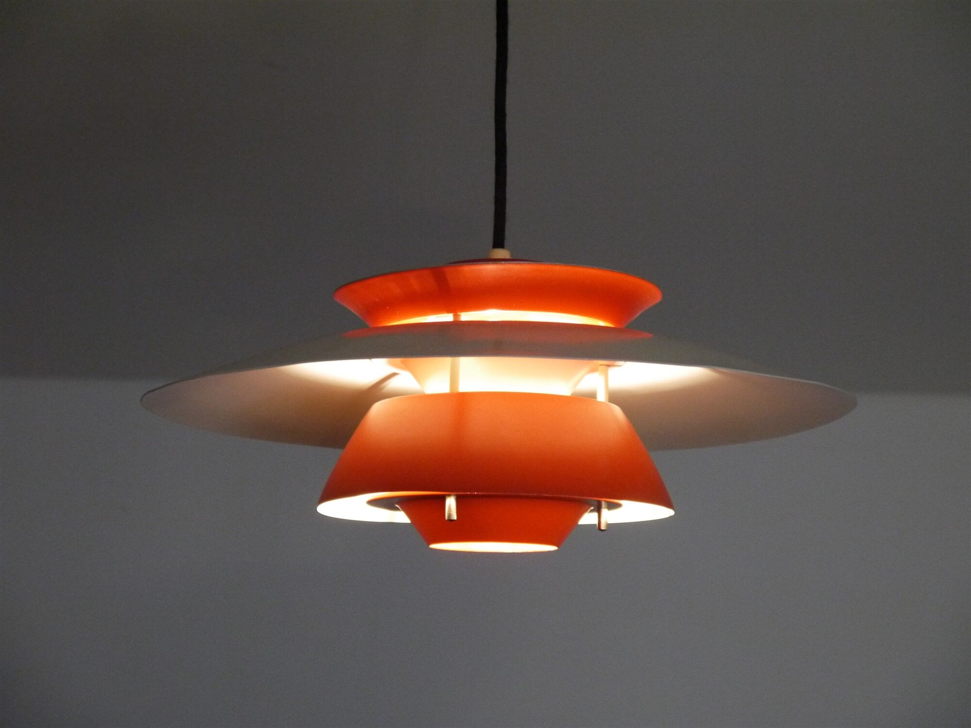 Scandinavian vintage two-tone suspension Denmark 1960