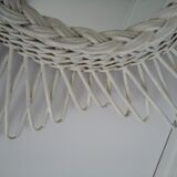 Sun vintage rattan mirror 42x49cm