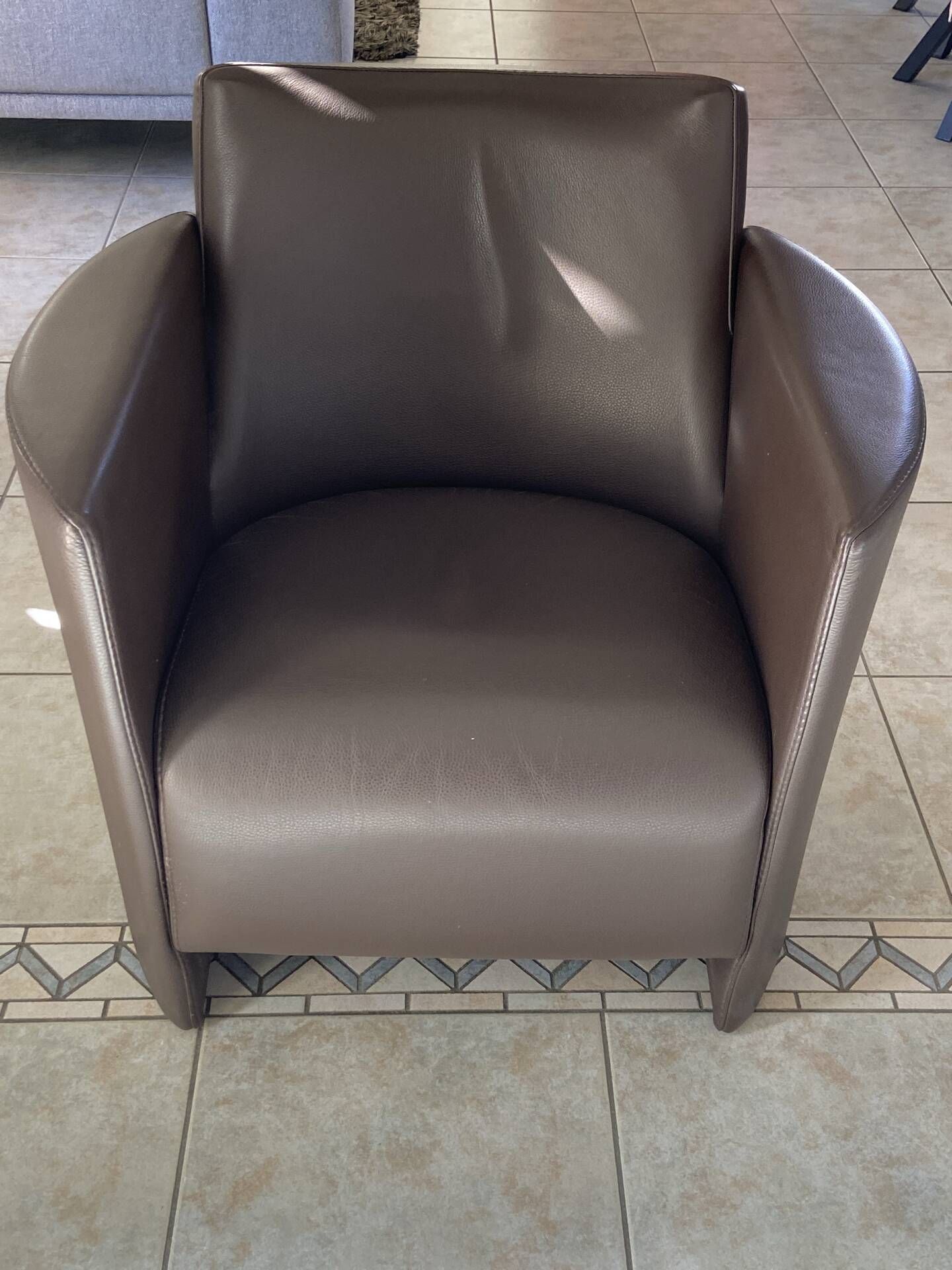 Leather armchair