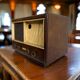 Vintage wooden radio radiobell