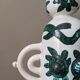 Handcrafted anthropomorphic ceramic vase