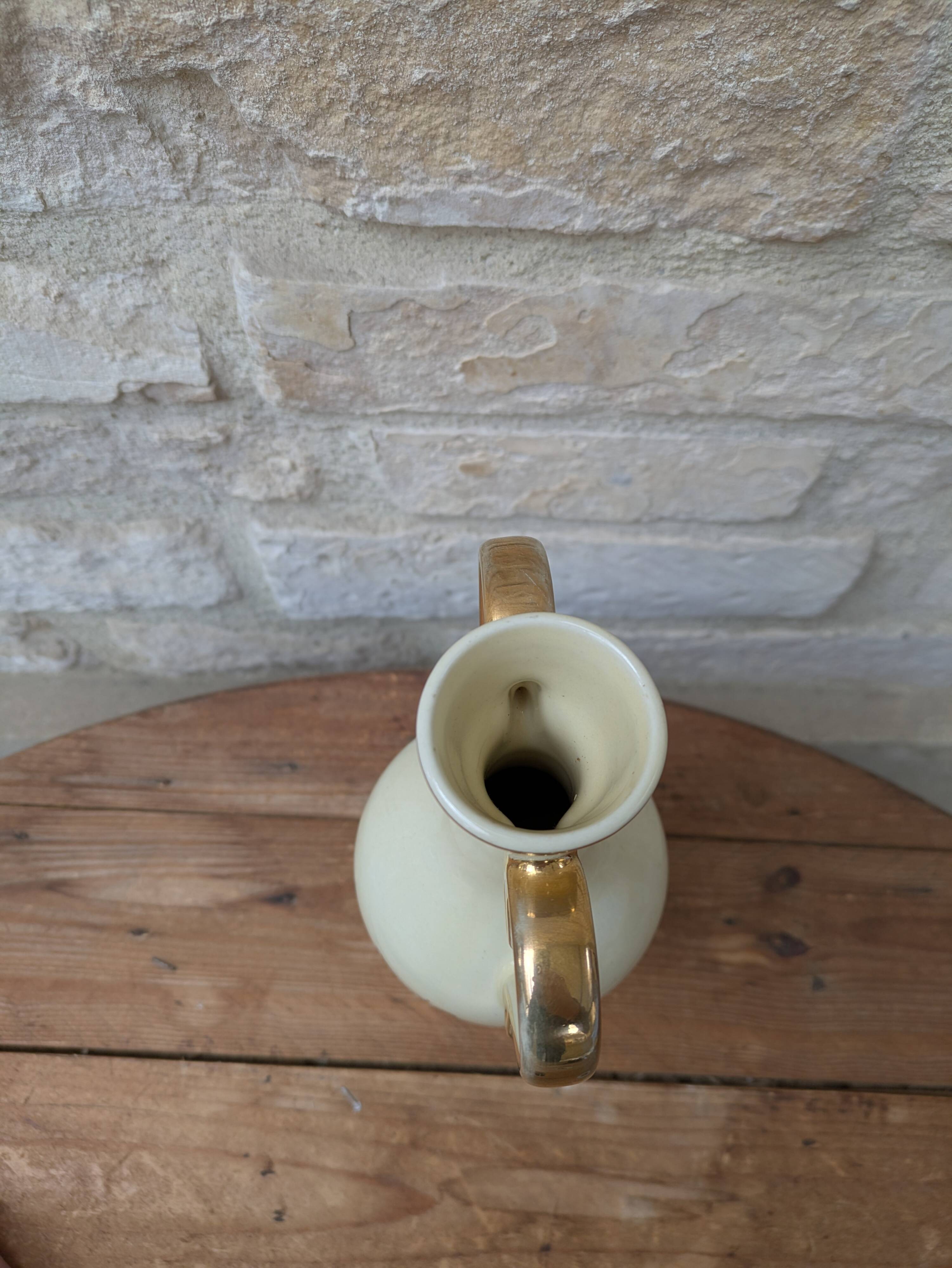 Antique amphora-shaped vase with Roman or Greek decoration