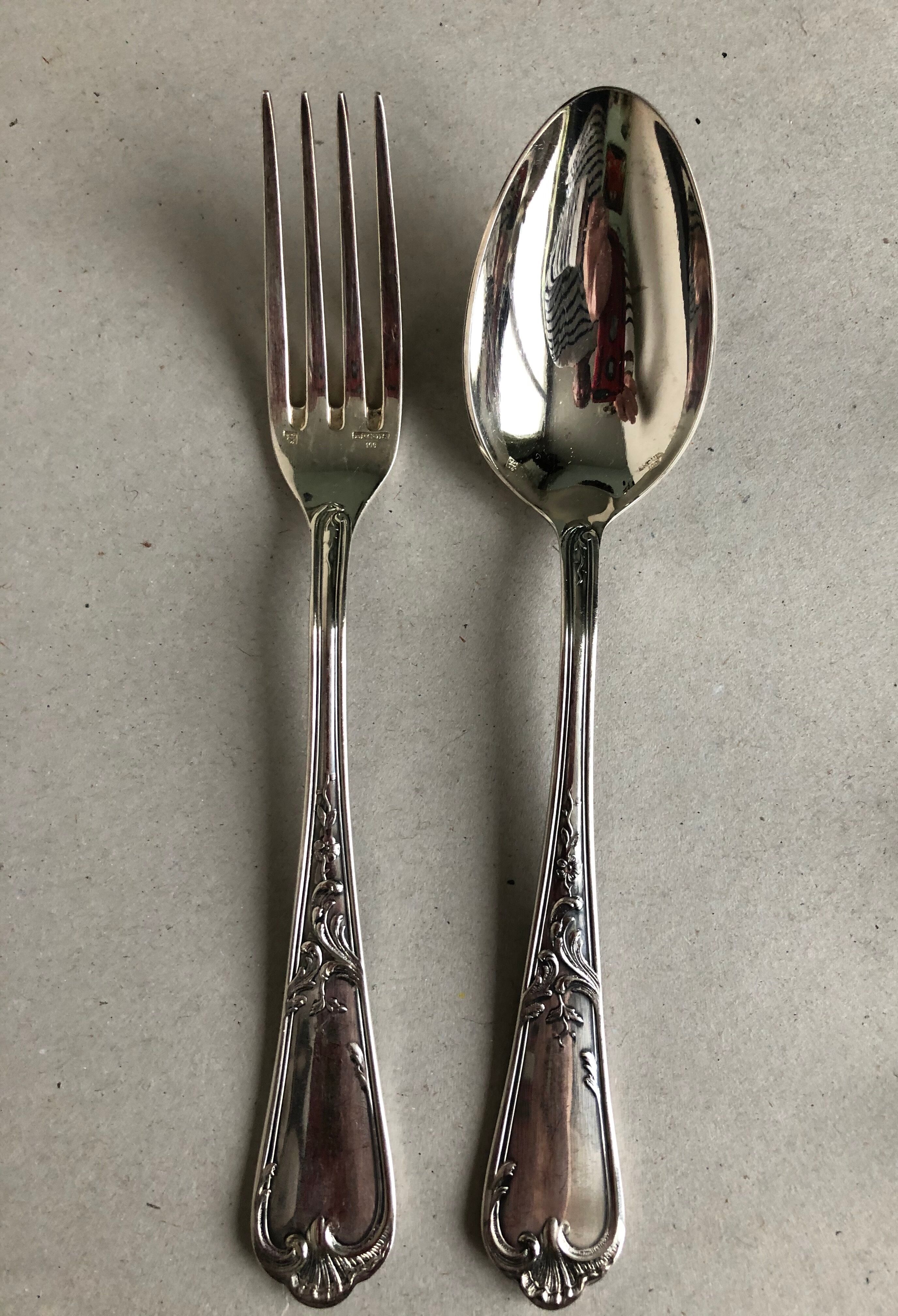 ERCUIS silver metal housewife