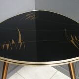 Black and Gold glass table 1960s