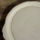 Large earthenware tart dish from Gien Quimper with a golden rim D35