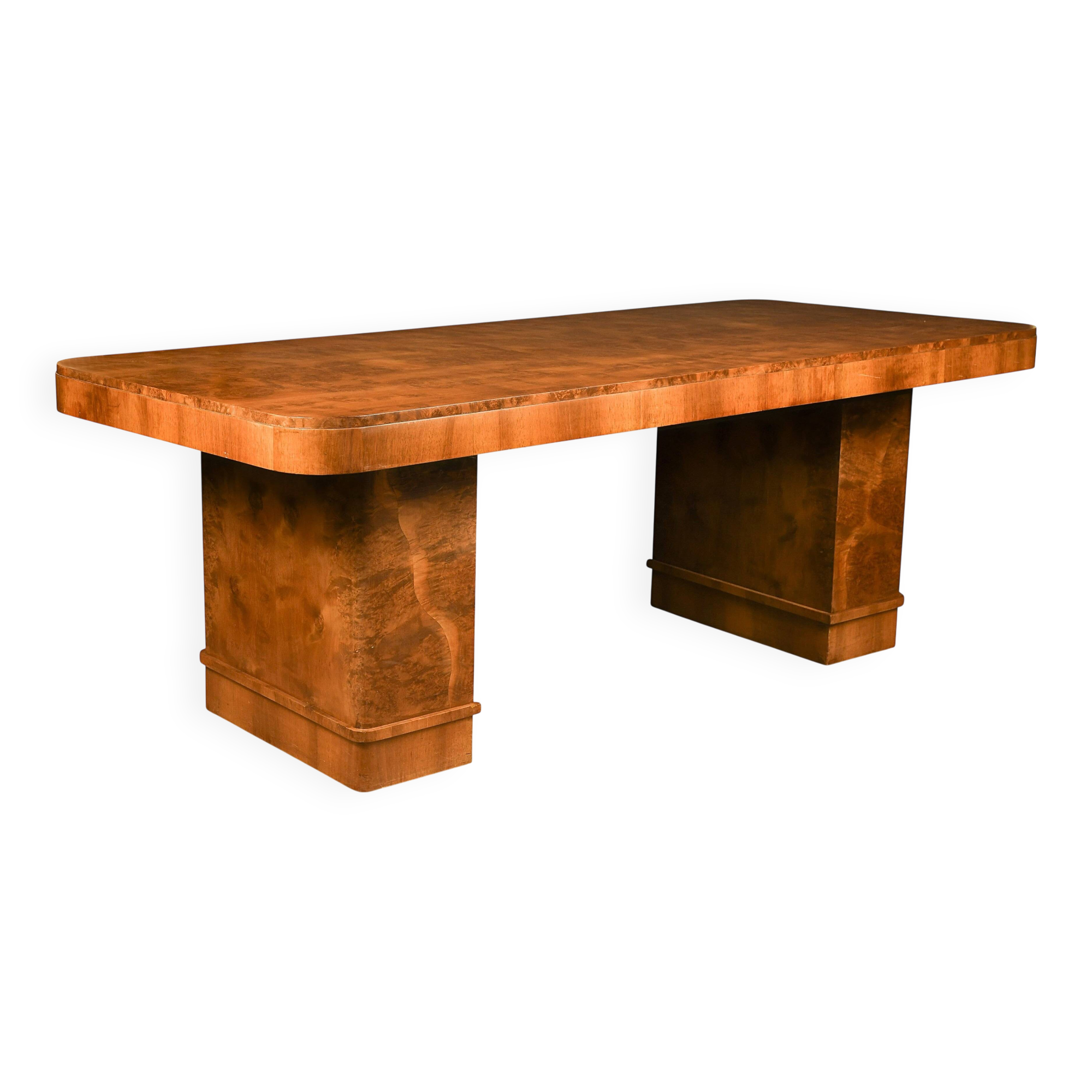 Art Deco dining / conference table / desk, Harry & Lou Epstein attributed