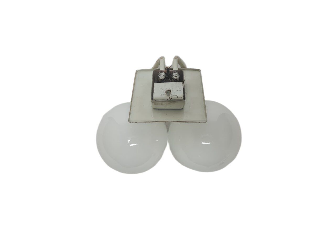 Two-armed wall lamp from Elmet Zabrze, 1970s