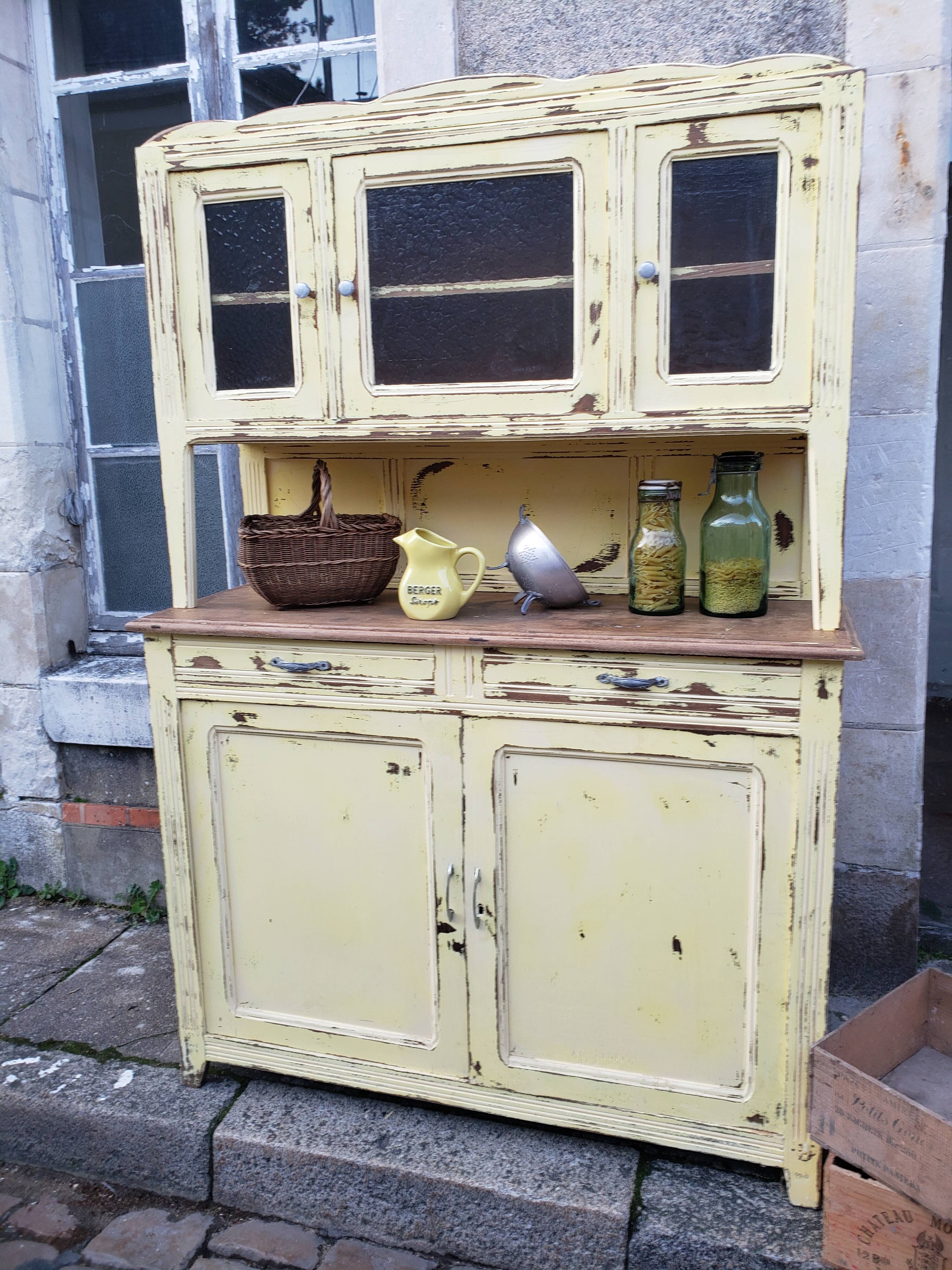 Buffet double soft yellow patina
