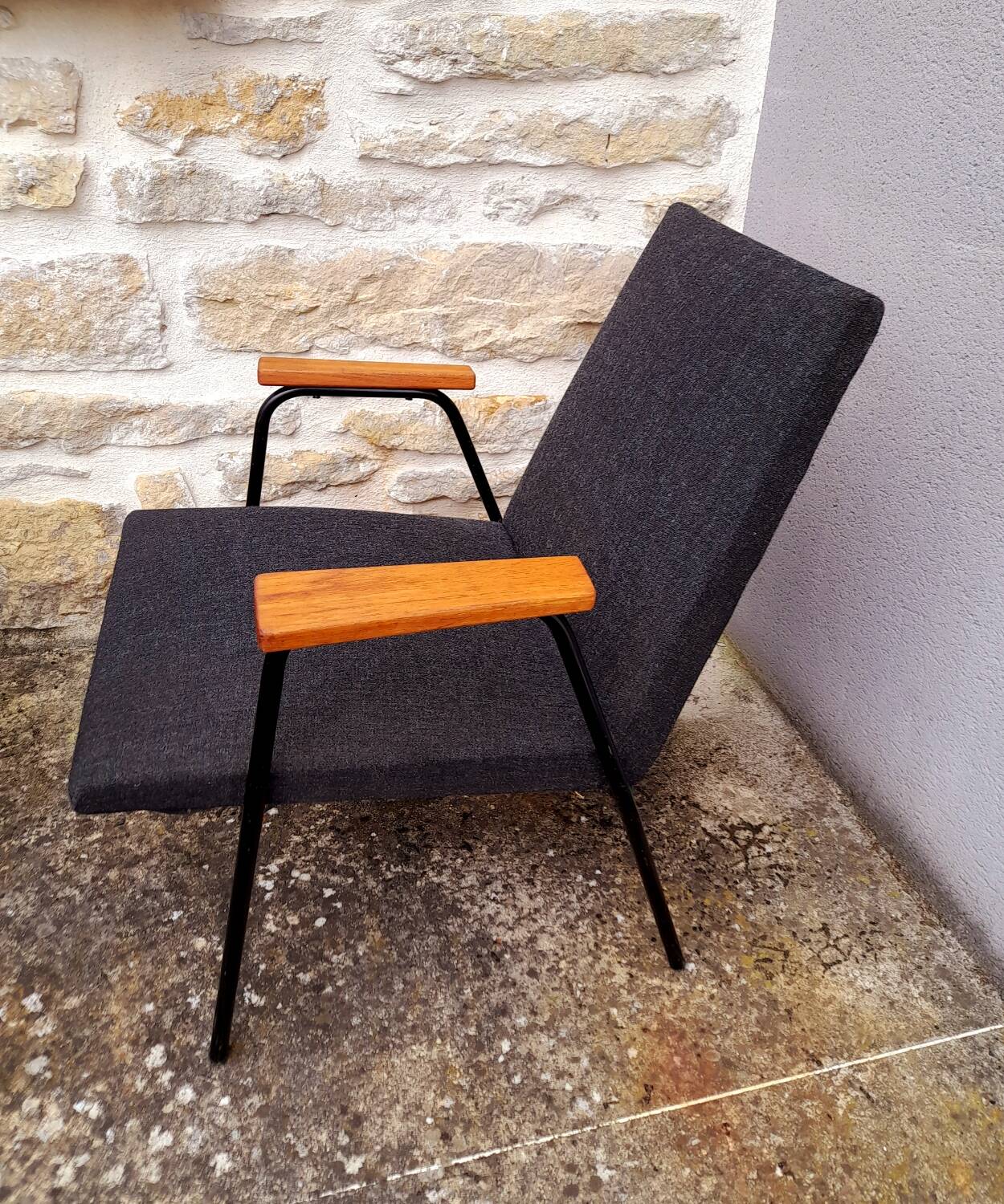 “Robert” armchair by Pierre Guariche.