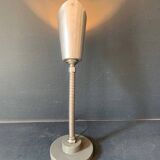Cogit chrome metal accent lamp, Art Deco lamp, industrial, flexible