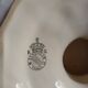 Plat a biscuit sur pied en faience de luneville