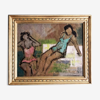 Tableau " Les Baigneuses "