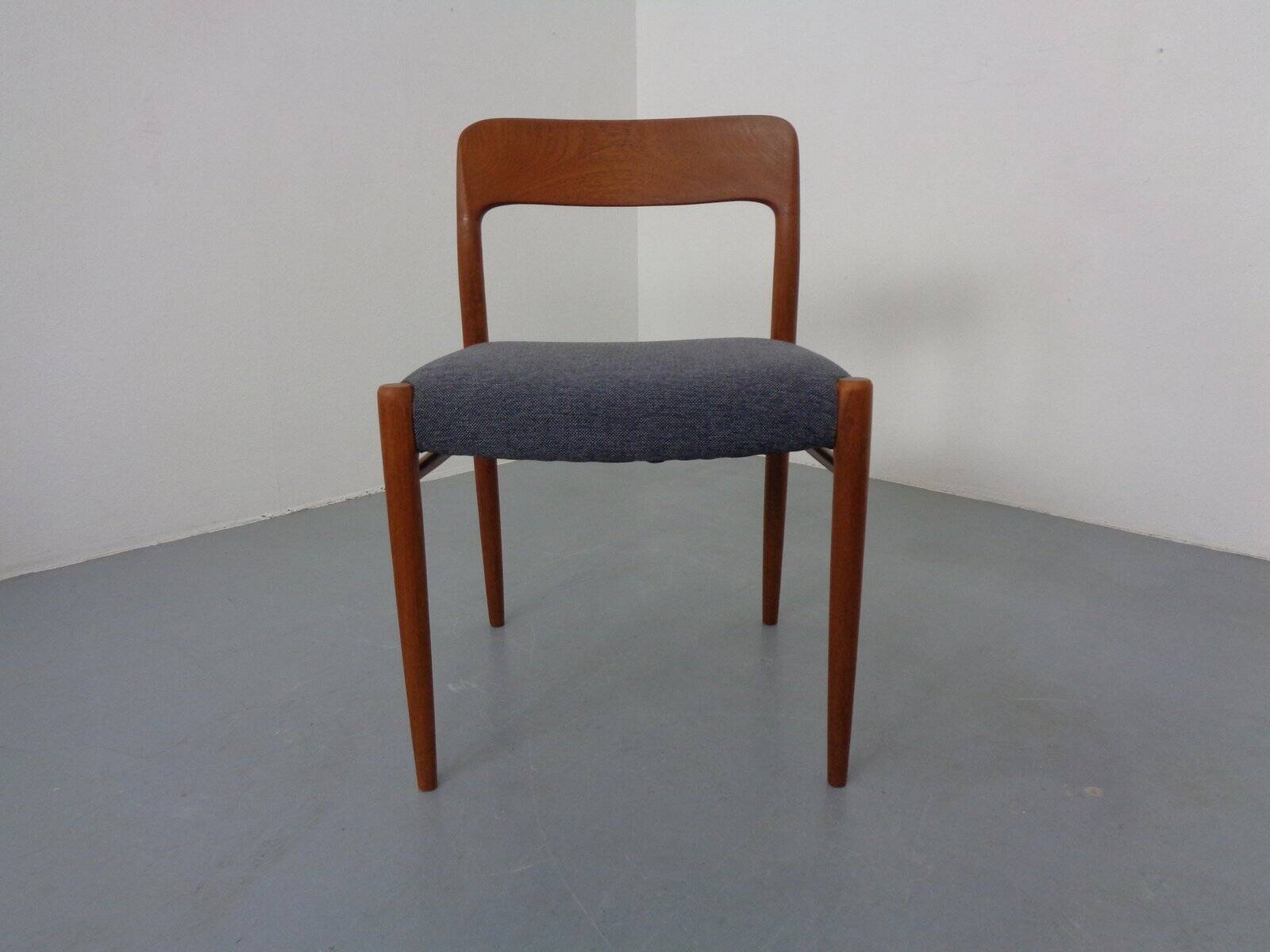 Danish Model 75 Chair in Oak by Niels Otto Møller for J.L. Møllers, 1960s