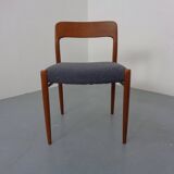 Danish Model 75 Chair in Oak by Niels Otto Møller for J.L. Møllers, 1960s