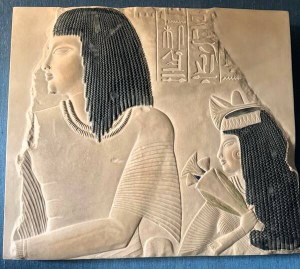 Copie d'un relief égyptien moulage du Louvre