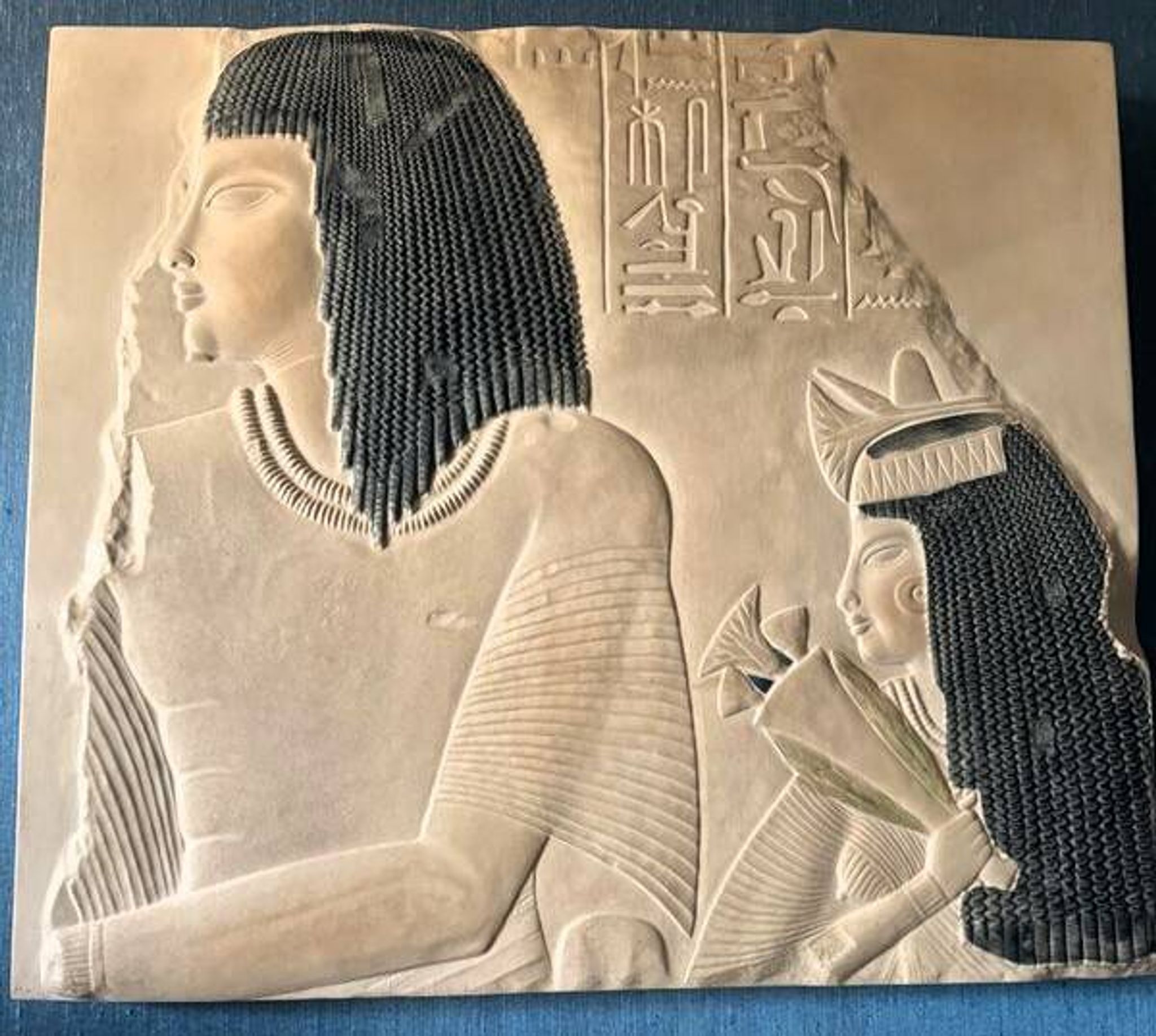 Copy of an Egyptian relief cast from the Louvre.