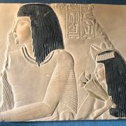 Copy of an Egyptian relief cast from the Louvre.