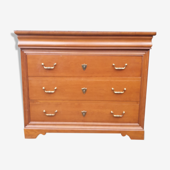 Commode en merisier de style Louis Philippe