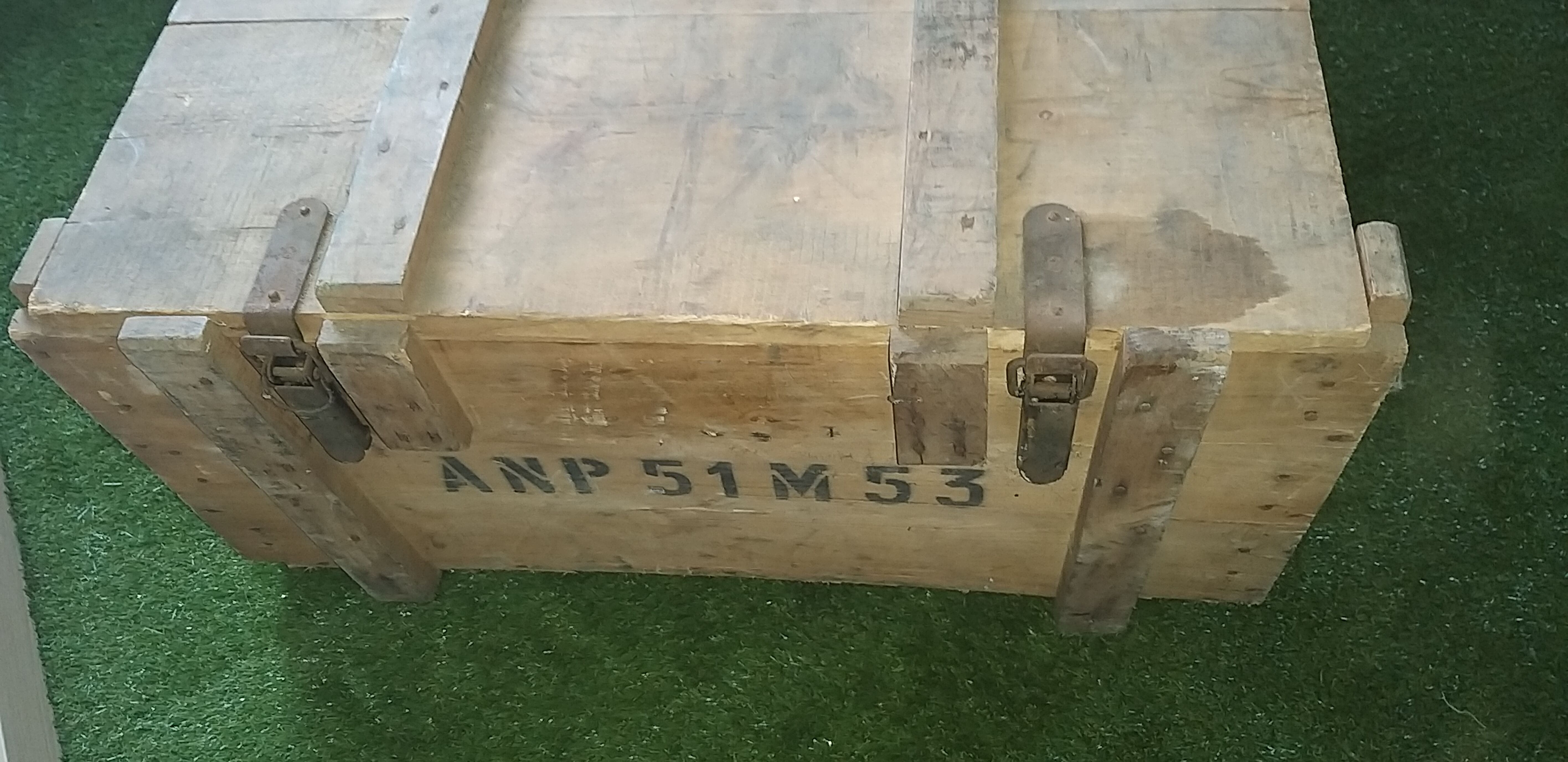 Military wood crate