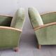Pair of club art deco armchairs