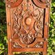 Antique carved walnut chair
