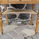 Wooden and marble toilet furniture