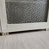 Bathroom cabinet pharmacy patinated wood