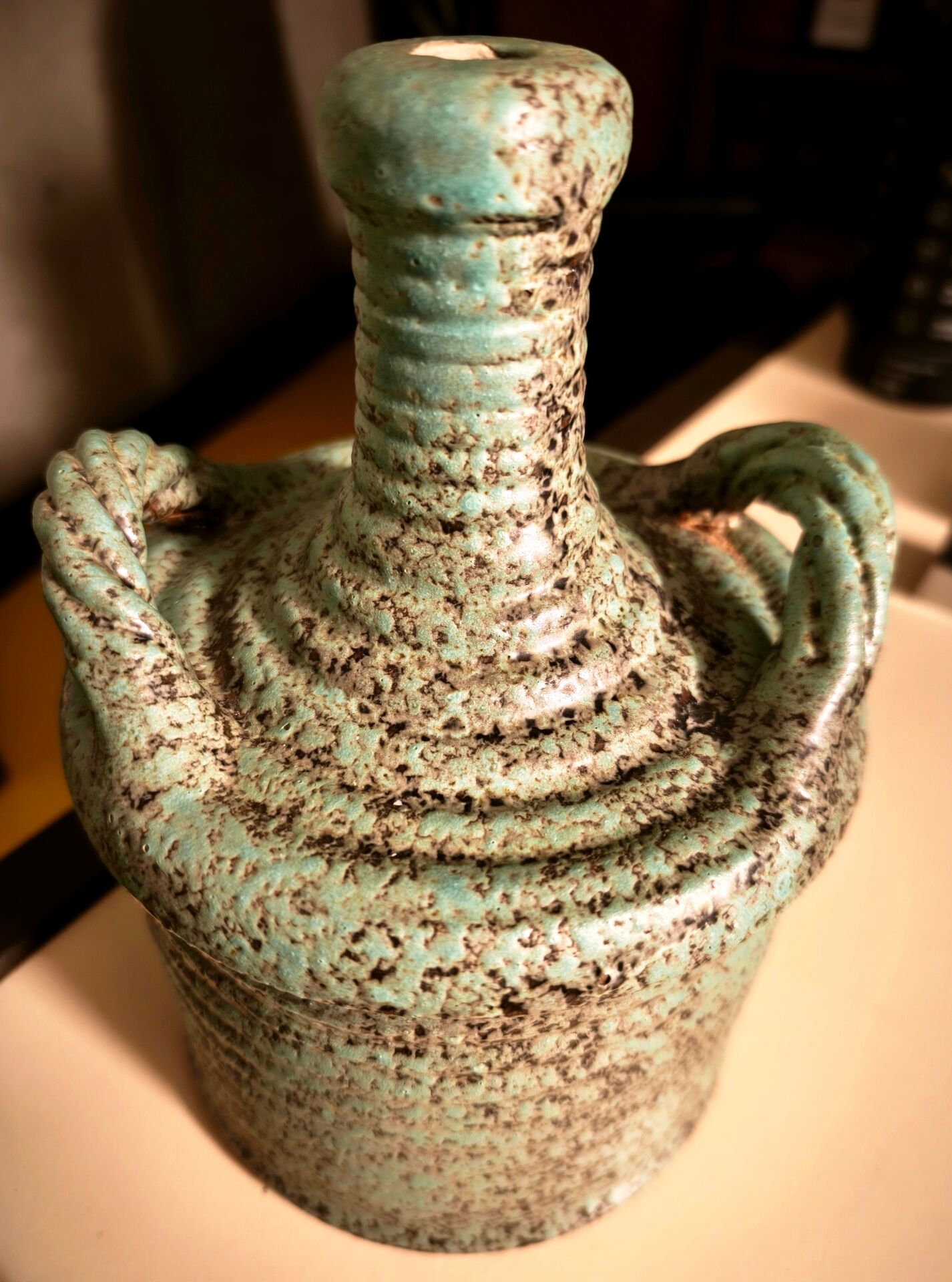 Pied de lampe Lunetta Sauveur (1906-1991) Vallauris Années 70