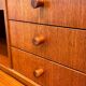 Scandinavian teak secretary desk, 1960s