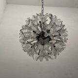 Murano Glass Flower Chandeliers by Paolo Venini for Veart, 1960s