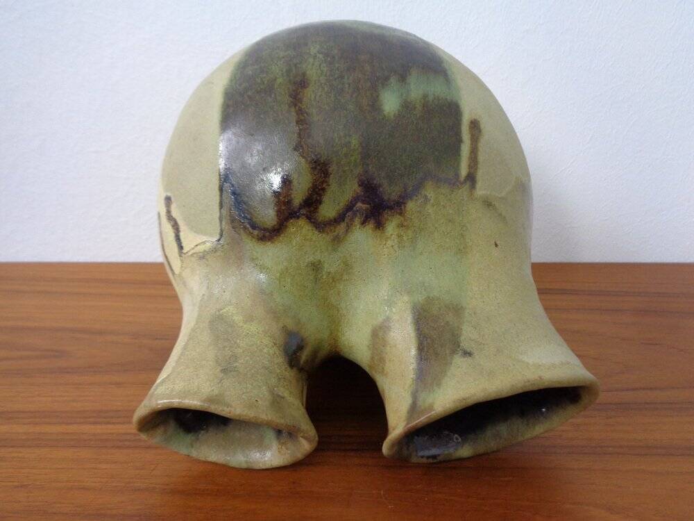 Danish Studio Ceramic Vase, 1960s