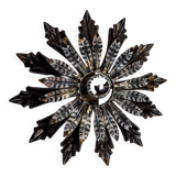 Sun and floral appliques by Ferro Arte, Spain, 1970