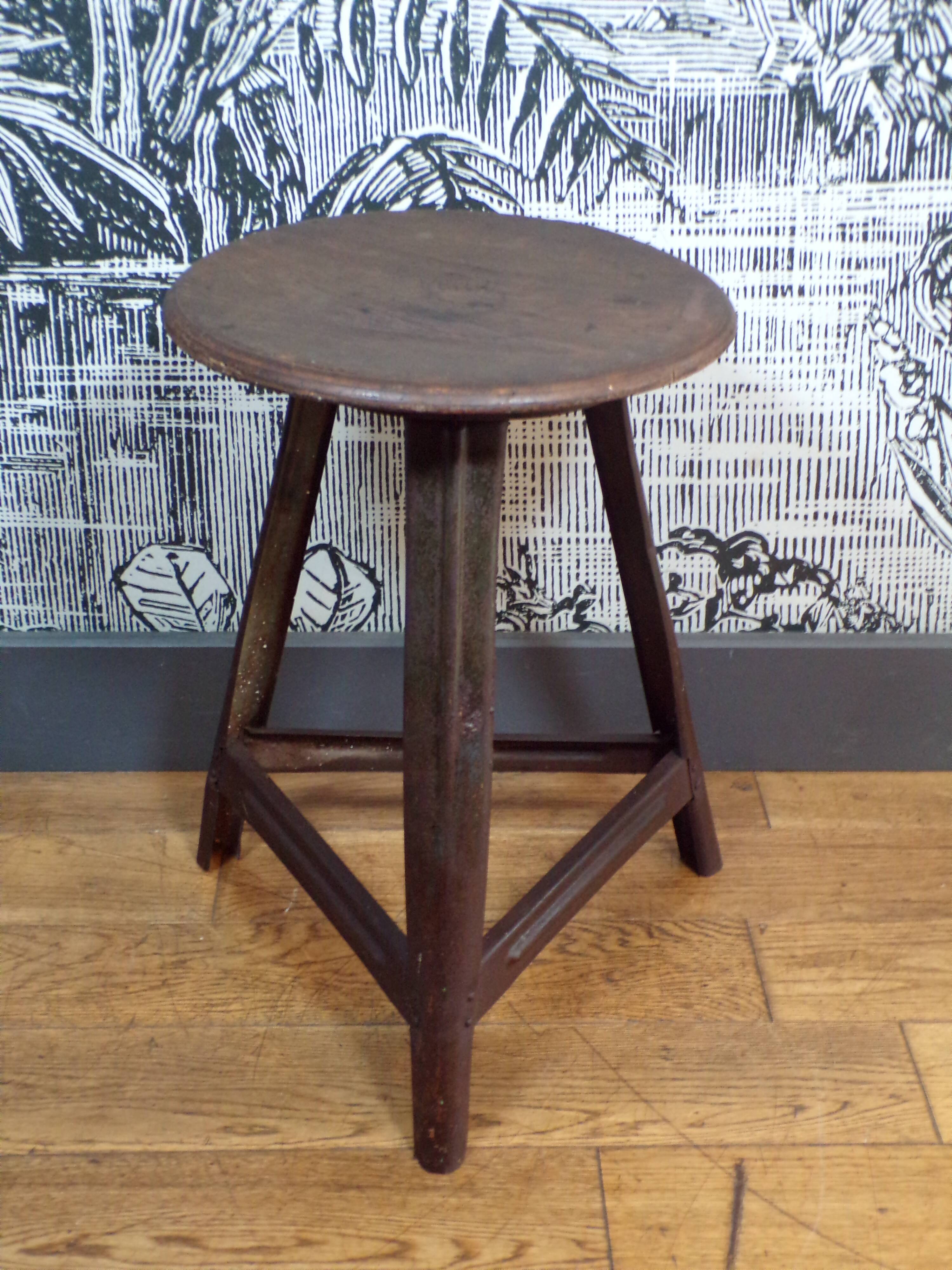 German tripod workshop stool 1930