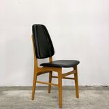 Beech chairs, norway brødrene sørheim, nesttun, 1950s/60s, vintage