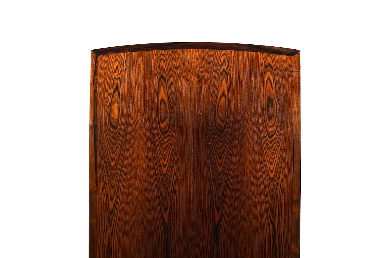 Danish rosewood sofa table by Ole Wanscher