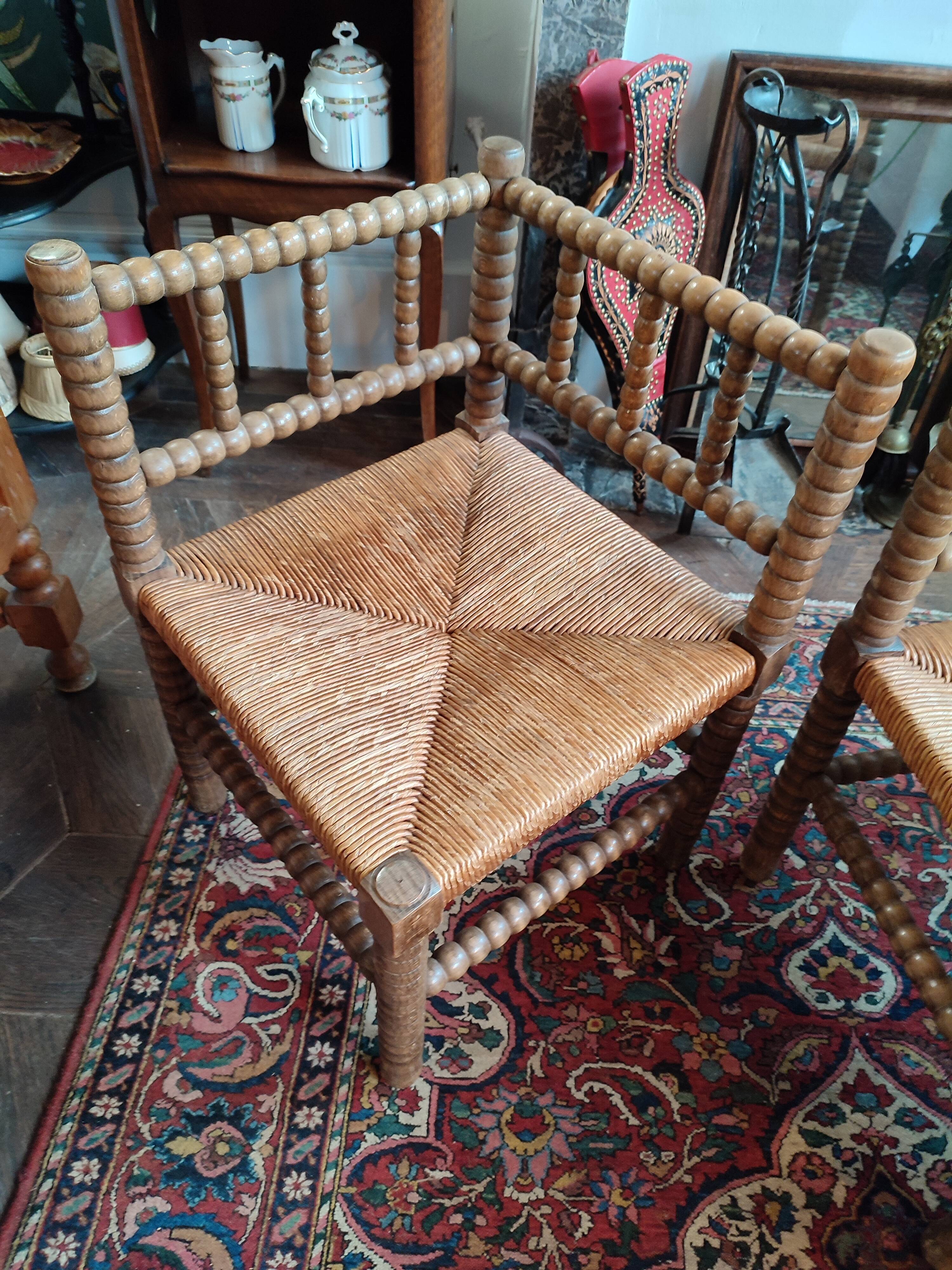 Paire de chaises "coin du feu"