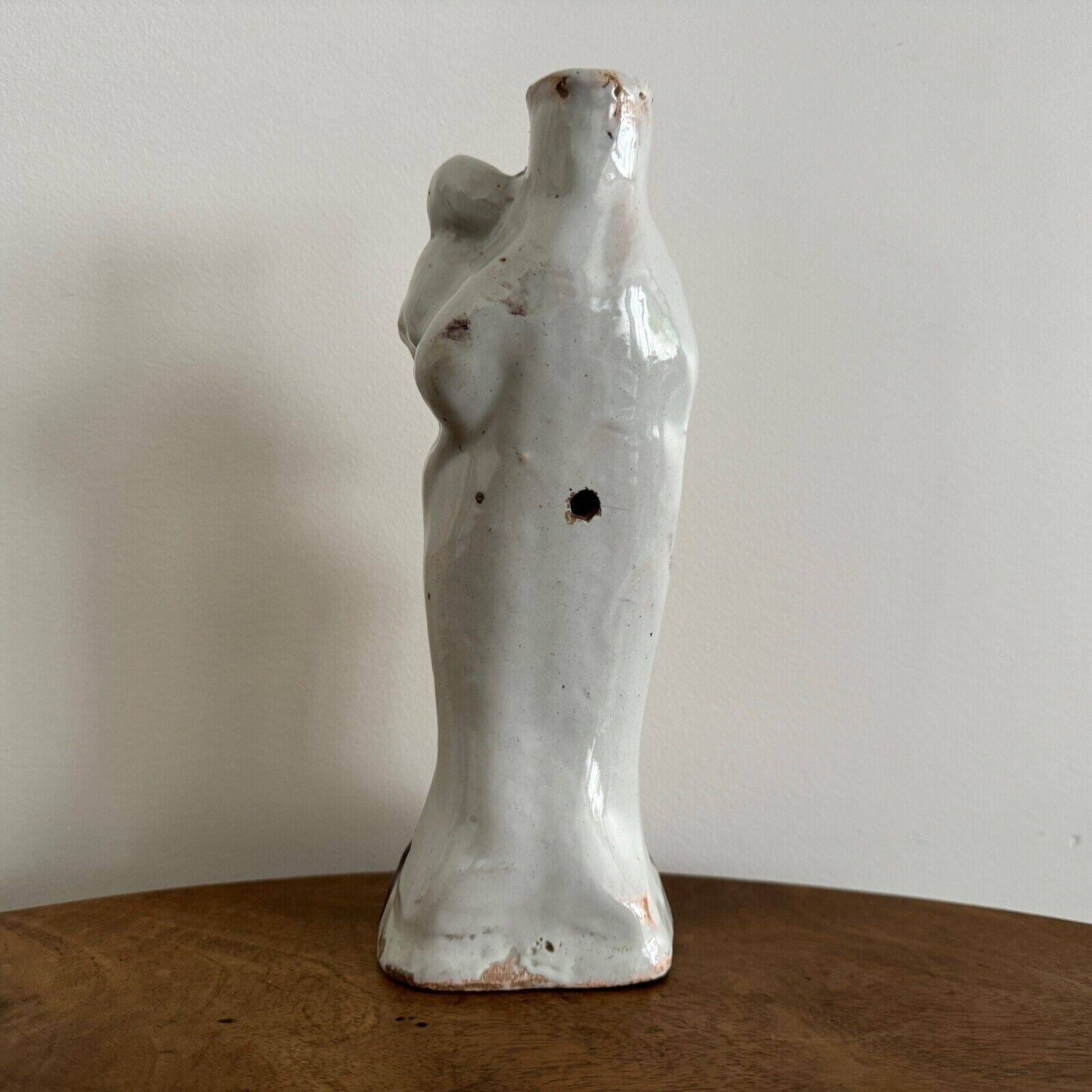 Virgin and Child in 18th century Nevers earthenware
