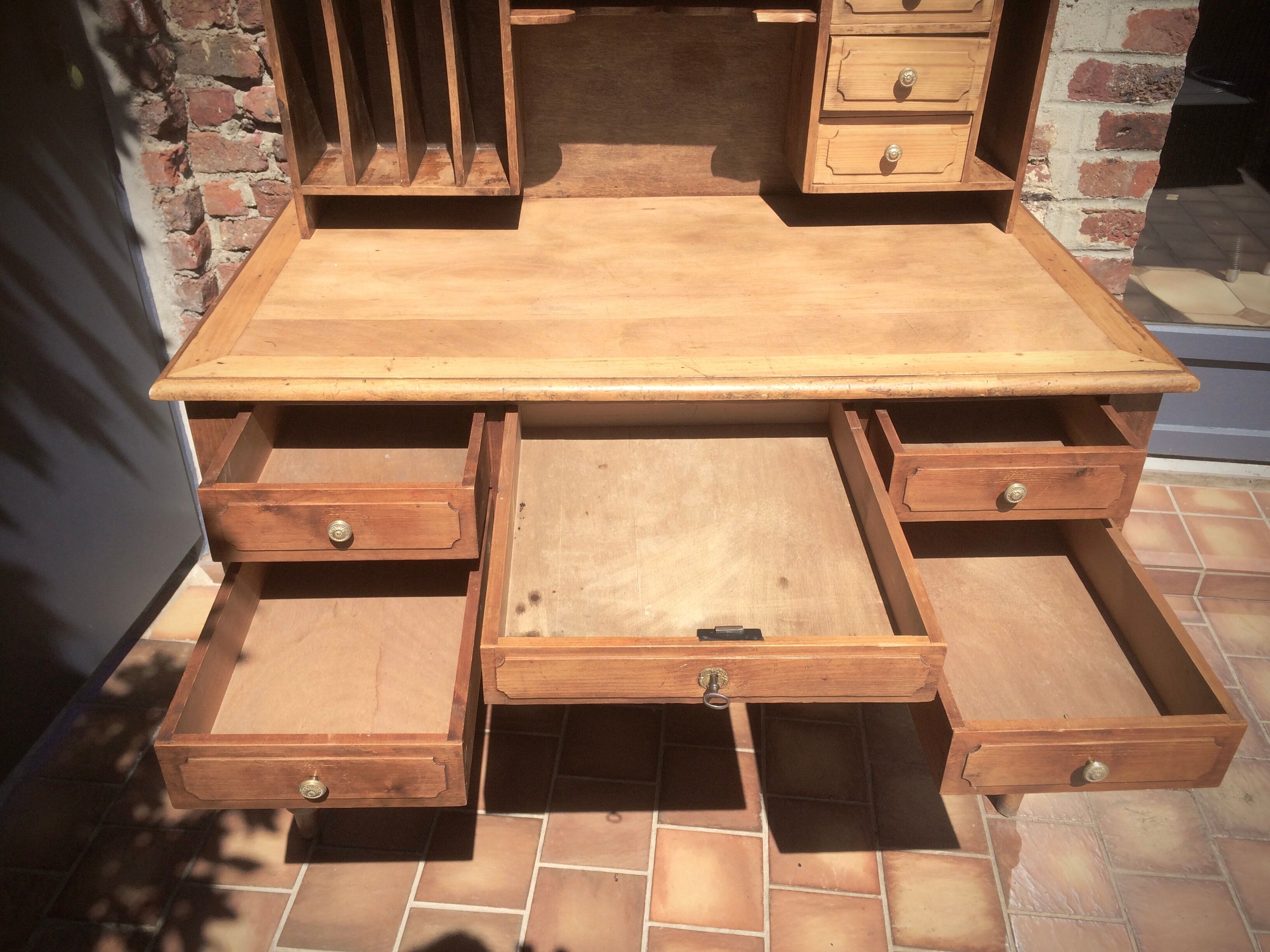 Period office in pitchpin