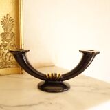 Pair of Gien Art Deco Candlesticks
