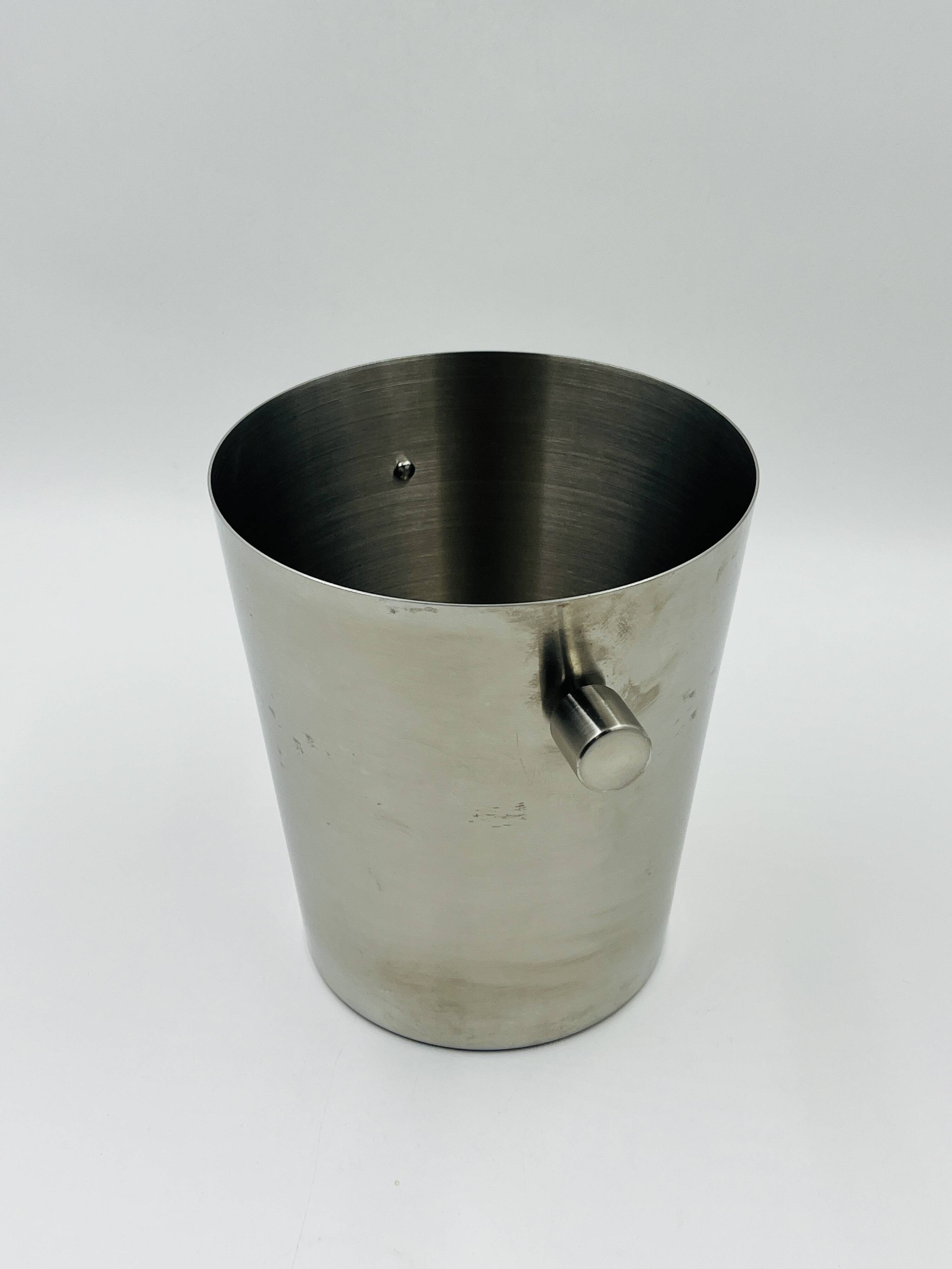 Zack brushed stainless steel champagne bucket