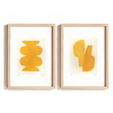 Paint duo - Maya and Moscow - Golden yellow - Signed Eawy