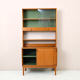 Swedish bookcase with display case