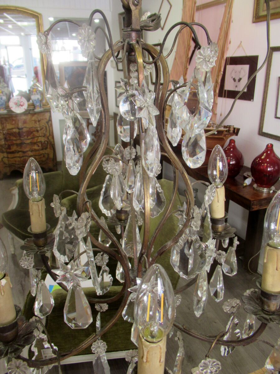 Chandelier with tassels