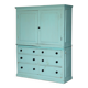 Painted pine linen cupboard or Victorian pantry circa 1860