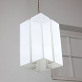 Vintage italian plexiglass tower pendant lamp