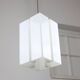 Vintage italian plexiglass tower pendant lamp