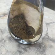 Vase de forme molle en pâte de verre