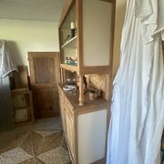 Antique sideboard, double-bodied dresser