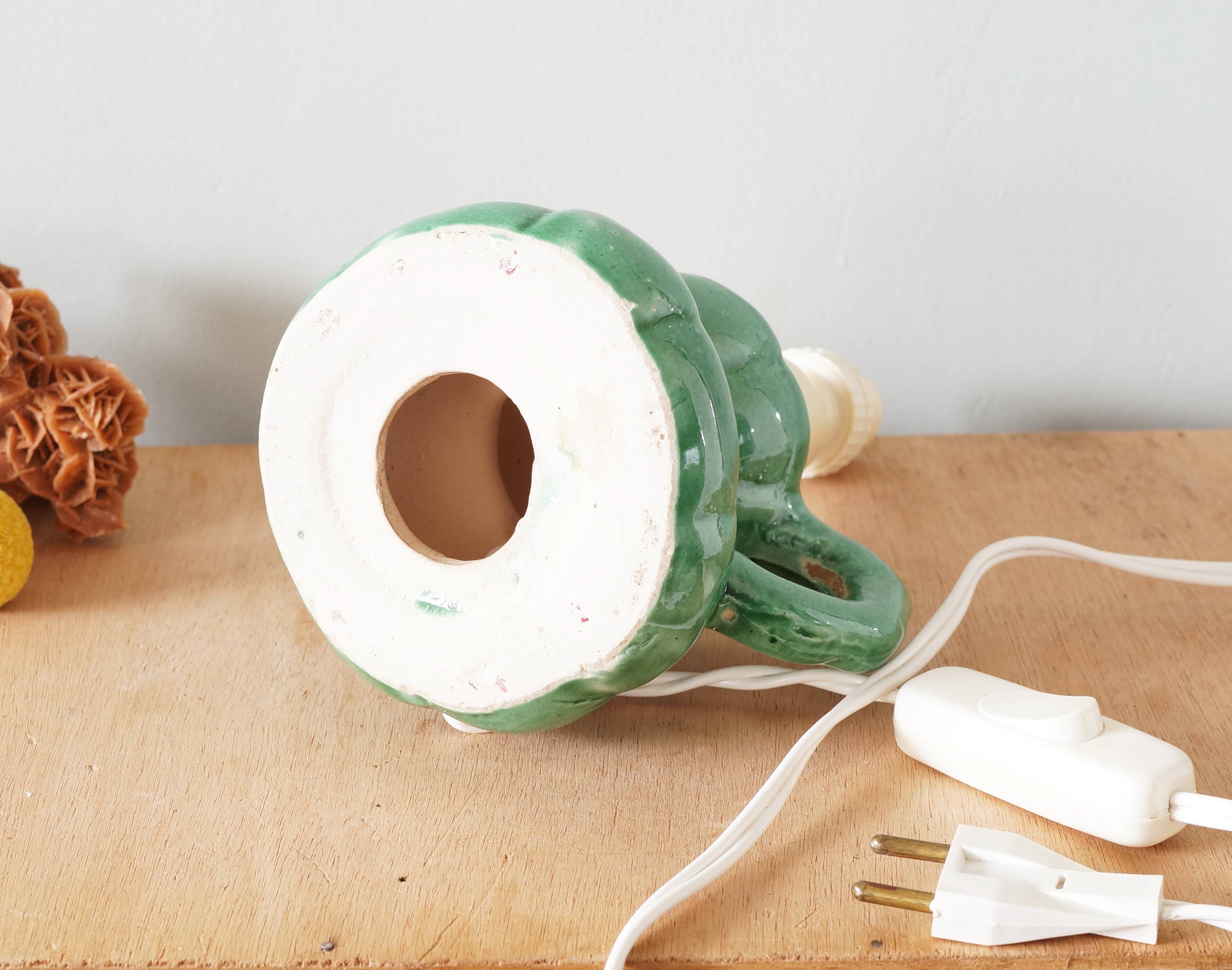 Ceramic lamp stand, 1950s