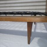 set of 2 beds 1950 Scandinavian veneer